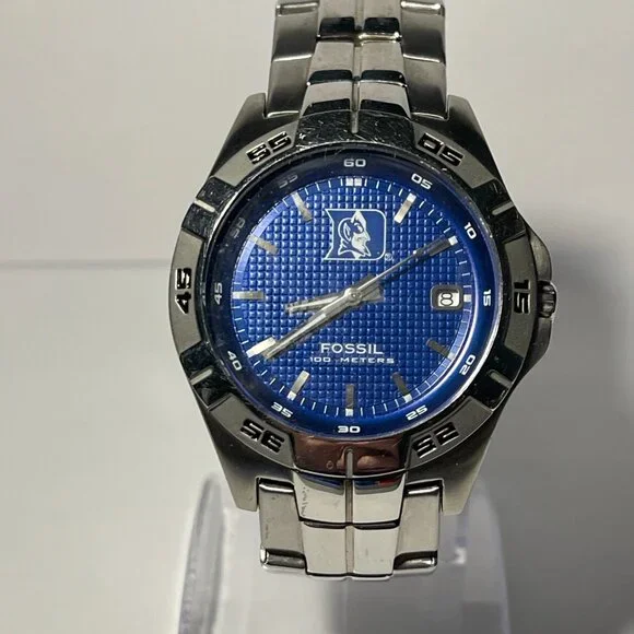 Duke Blue Devils NCAA Stainless-Steel Watch by Fossil NEW (RARE)